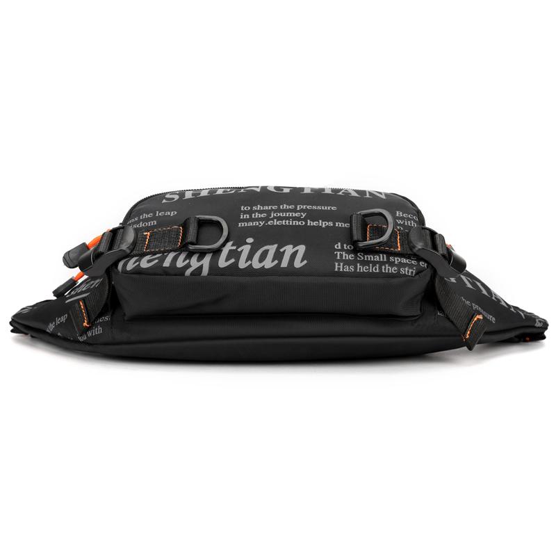 Men's Waterproof Nylon Waist Pack - Lightweight Running Belt Bag for Travel, Sports & Outdoor Activities