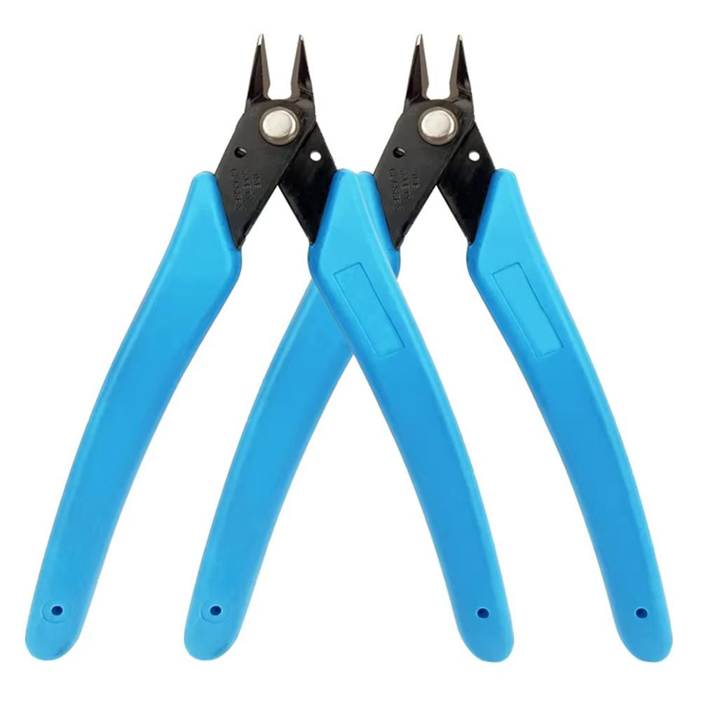 2pc Bomurphy  Wire Cutters,170II Wire Flush Cutters  Spring Loaded Cutting Pliers,Side Cutters,Diagoanl Flush Cutting Pliers