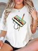 Retro Cassette Tape TShirt Vintage 80s 90s Style Womens Retro Cassette Tape Graphic Colorful Tape Design Aesthetic Clothes