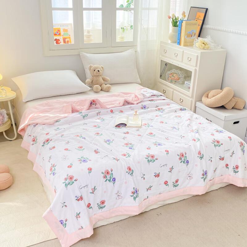 Paui David Branch Pattern Washed Summer Quilt