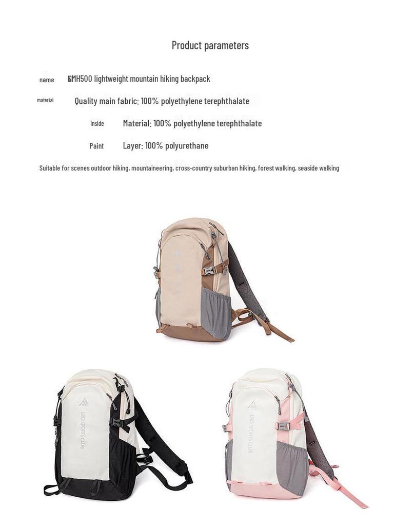 20L Leichter Unisex Outdoor-Rucksack für Wandern, Camping und Reisen