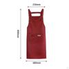 Adjustable with Pockets Men Women Bib Chef Barber for Baking Grilling Painting Salon Home