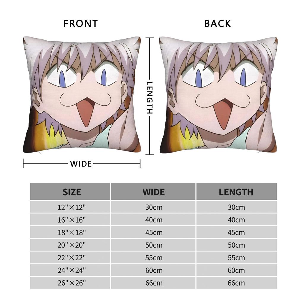 Anime Killua Zoldyck Pillow Cover Funny Pillow Case For Sofa Car Home Decor Graphic Pillowcases Birthday Gift