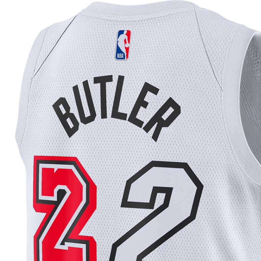 Nike NBA Miami Heat Jimmy Butler City Edition Swingman Jersey White Unisex Streetwear DO9599-100