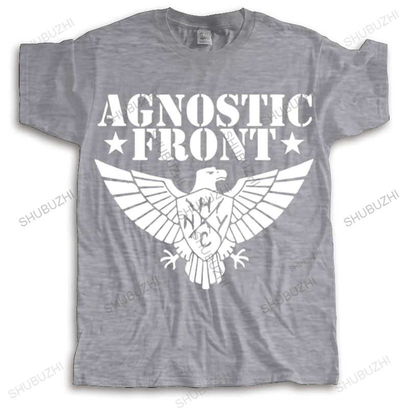 man summer short sleeve t shirt fashion funny tee tops AGNOSTIC FRONT drop shipping men cotton o-neck vintage loose teeshirt