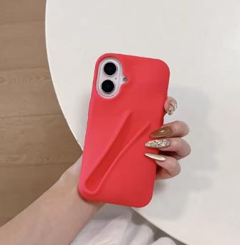 Silikonové pouzdro na telefon s rtěnkou Pro 11 Funda 13 16 Pro Max 15 14 13 12 16 Plus Přenosný držák na lesk na rty Kryt