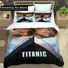 3D Print Titanic Leonardo DiCaprio  Bedding Set Boys Girls Twin Queen Full Size Duvet Cover Pillowcase Bed Adult Fashion