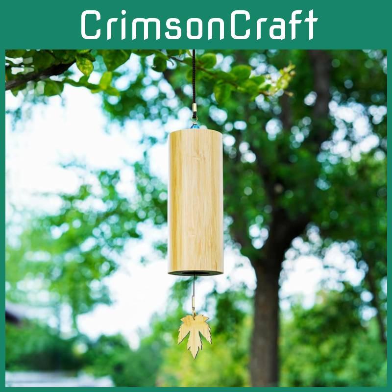 Bamboo Chord Wooden Wind Chime Meditation Chimes For Indoors Gift Decoration