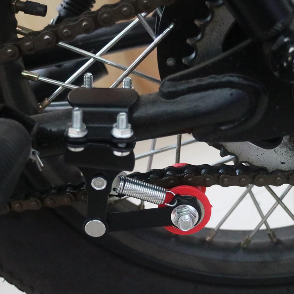 Motorcycle Pulley Chain TENSIONE Adjuster Modified Tensor Regulator Universal Roller Tool Practical Portable Black