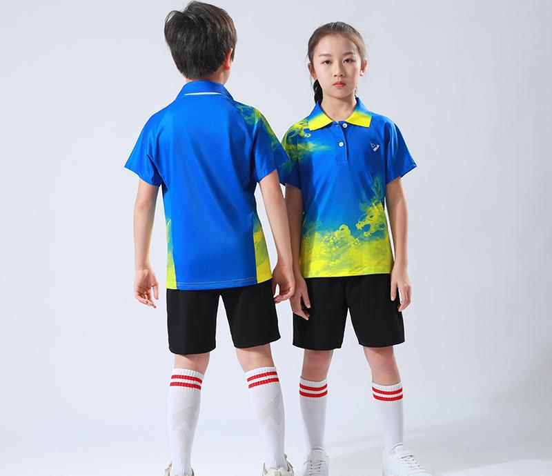 Children's Quick-Dry Table Tennis and Badminton Uniform Set for Student Competitions