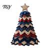 Fall Seasonal Decorations Halloween Quilted Fabric Tree Kit, Witch Cat Spider DIY Handmade Keepsake Decor 3D Padded Sewing Craft Project for
