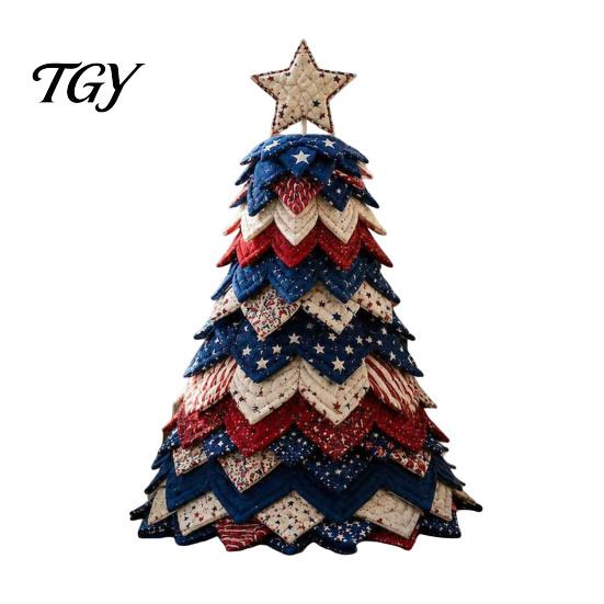 Fall Seasonal Decorations Halloween Quilted Fabric Tree Kit, Witch Cat Spider DIY Handmade Keepsake Decor 3D Padded Sewing Craft Project for