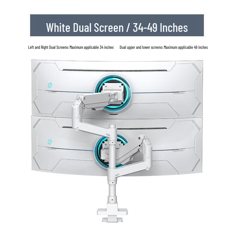 Baiweishi S1020-PD Dual Monitor Wall Mount Arm