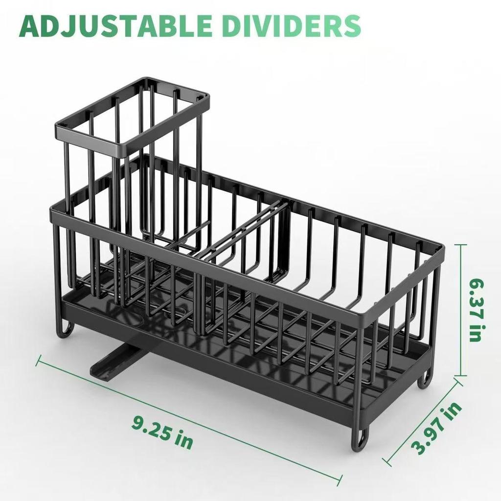 Fire Goose Multi-Functional Stainless Steel Kitchen Sponge & Rag Draining Rack