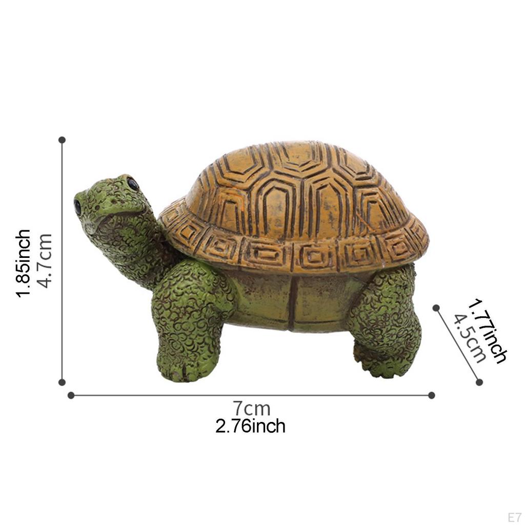 Schildkröten-Blumentopfhänger Tank-Ornament-Sammlung Geschenk Kleine Hängende Statue Gartenskulptur