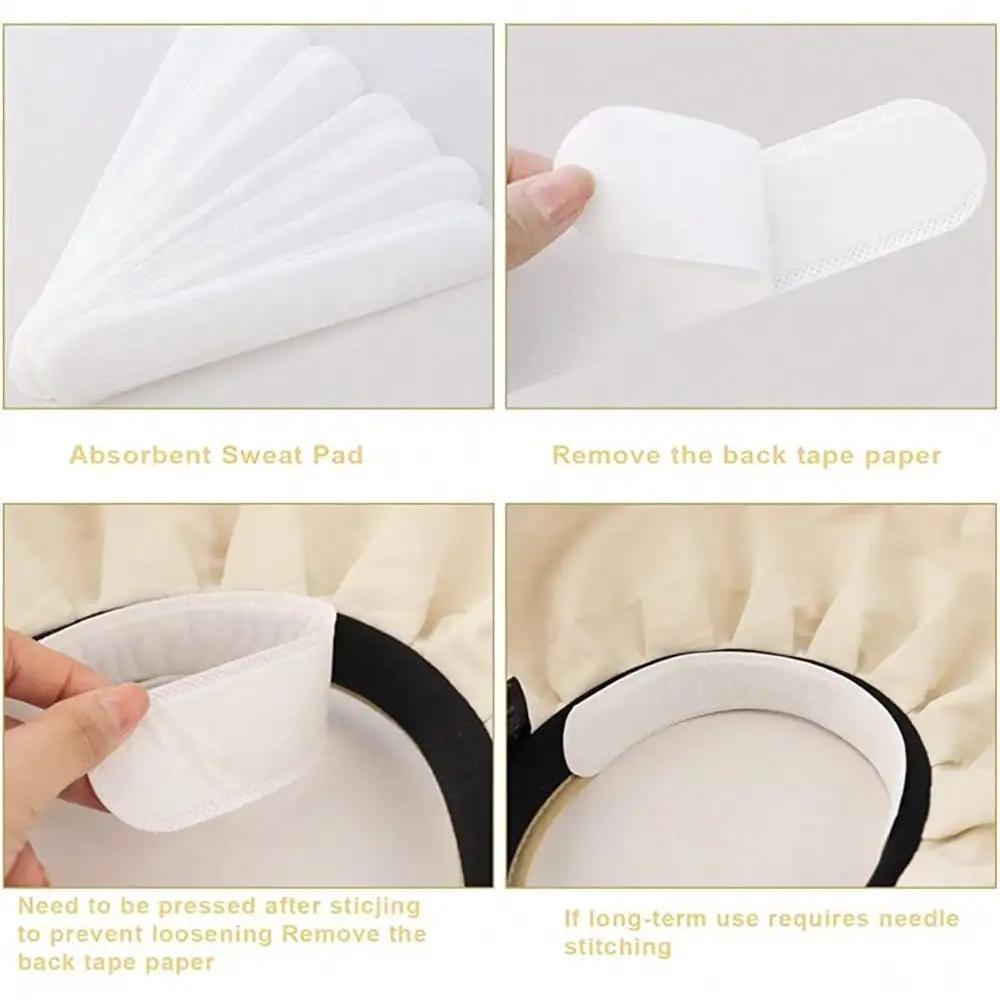 10pcs Disposable Hat Sweat Pad Anti-Dirt Patch for Summer Outdoor Travel Portable Leisure Accessory Hotel and Beach Essentials