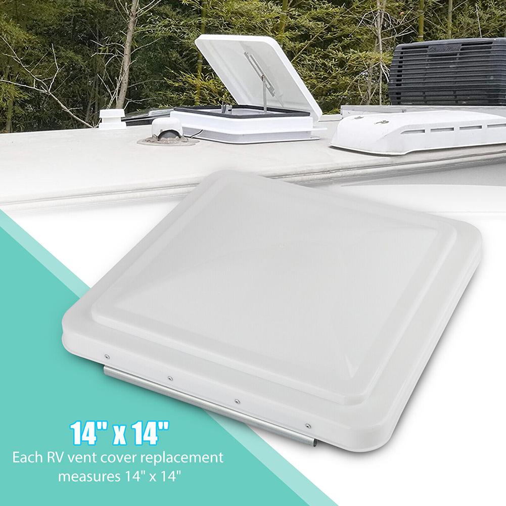 14 Inch Universal RV Roof Vent Lid Replacement Impact-Resistant Import And Export Vent Cover For Trailer Motorhome Acesssories