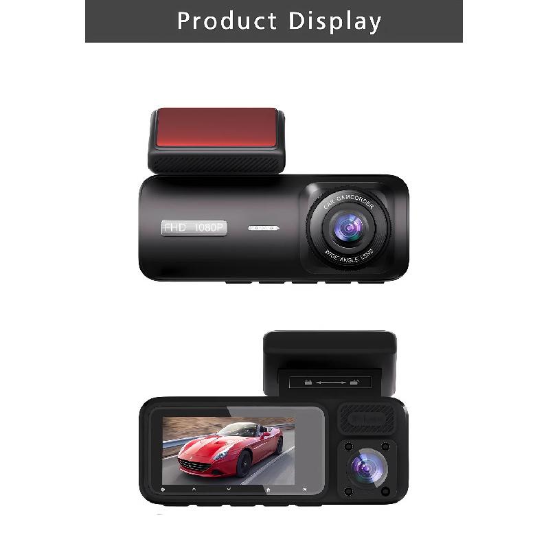 3 Channel Dash Cam for Car 1080P Video Recorder WIFI APP Dashcam Car DVR Front and Rear View Camera Night Vision car accessory