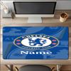 Custom Name Chelsea Football Club Theme Mouse Pad Non Slip Rubber Base Multifunctional Office Home Decor Perfect For Workspace Personalization