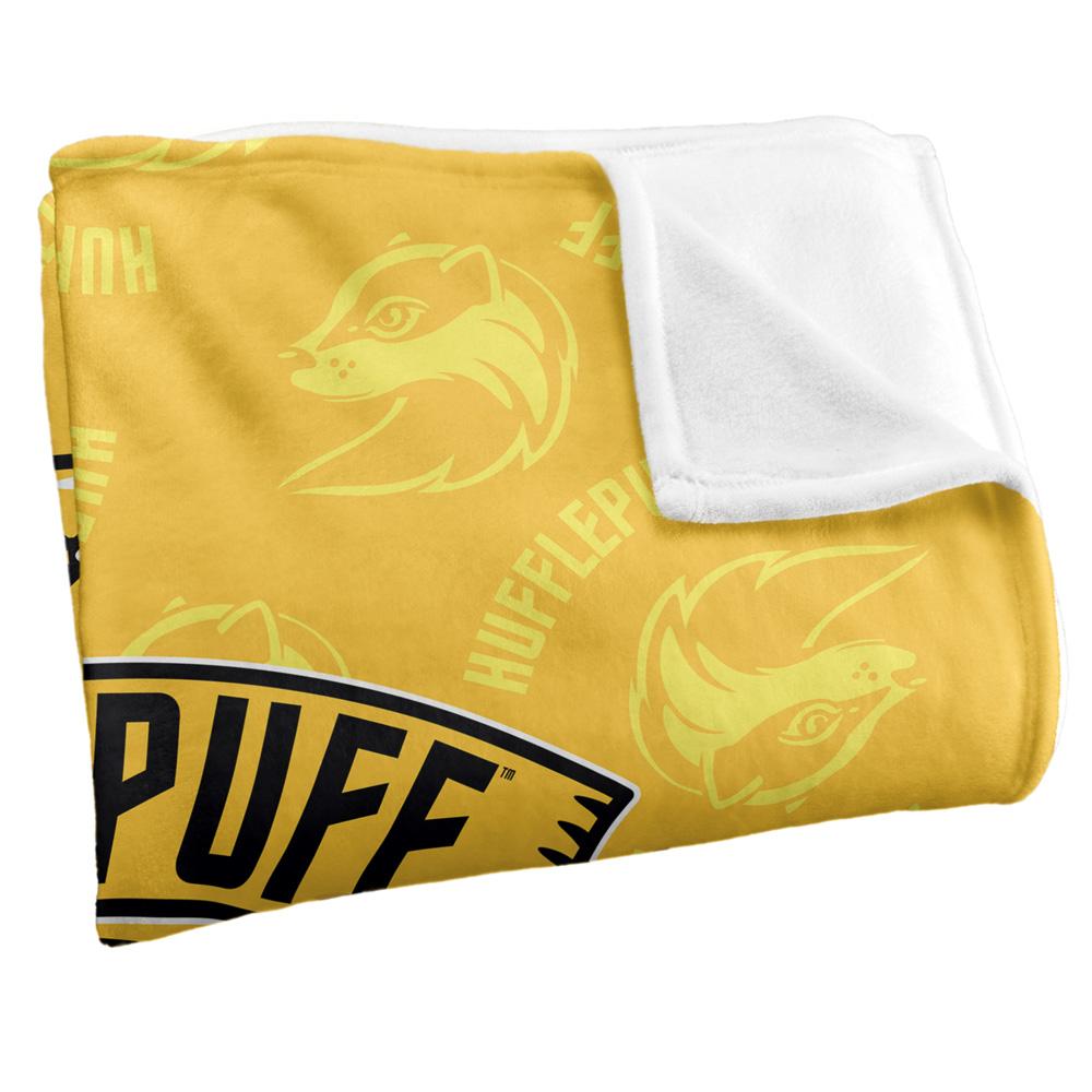 Harry Potter Dedication, Patience, Loyalty Hufflepuff Blanket