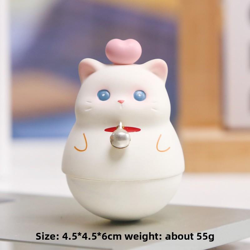 

Cartoon Toppling Figurine Furui Cat s Energetic Toppling Figurine Desktop Figurine Cute and Adorable Design Figurine Love Cat