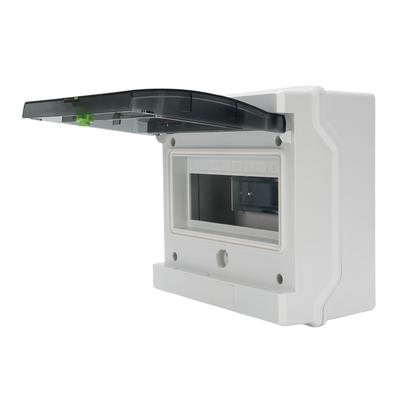 4 Way Distribution Box Circuit Breaker Enclosure with DIN Rail Mounting IP66 Water Proof for Indoor Outdoor Use