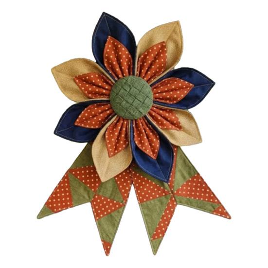 Flower Decorative Sign Front for Burlap DIY Door Retro Wreath And Bow