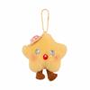 Cartoon Plush Star Pendant Good Luck Star Moon Keychain Key Ring Bag Hanging Charms  Girls