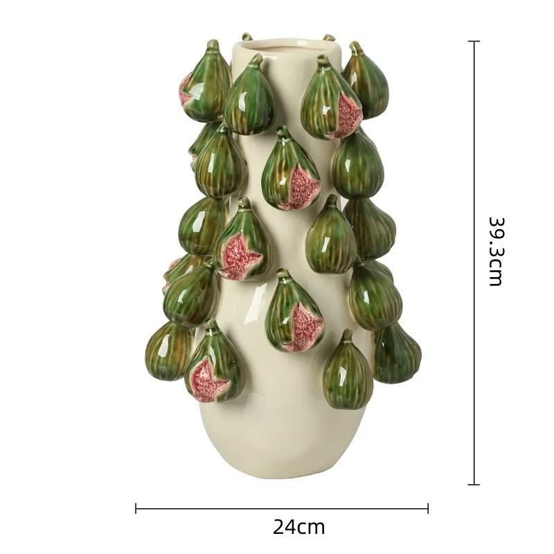 Ceramic Vase Three-dimensional Unripe Fig Ceramic