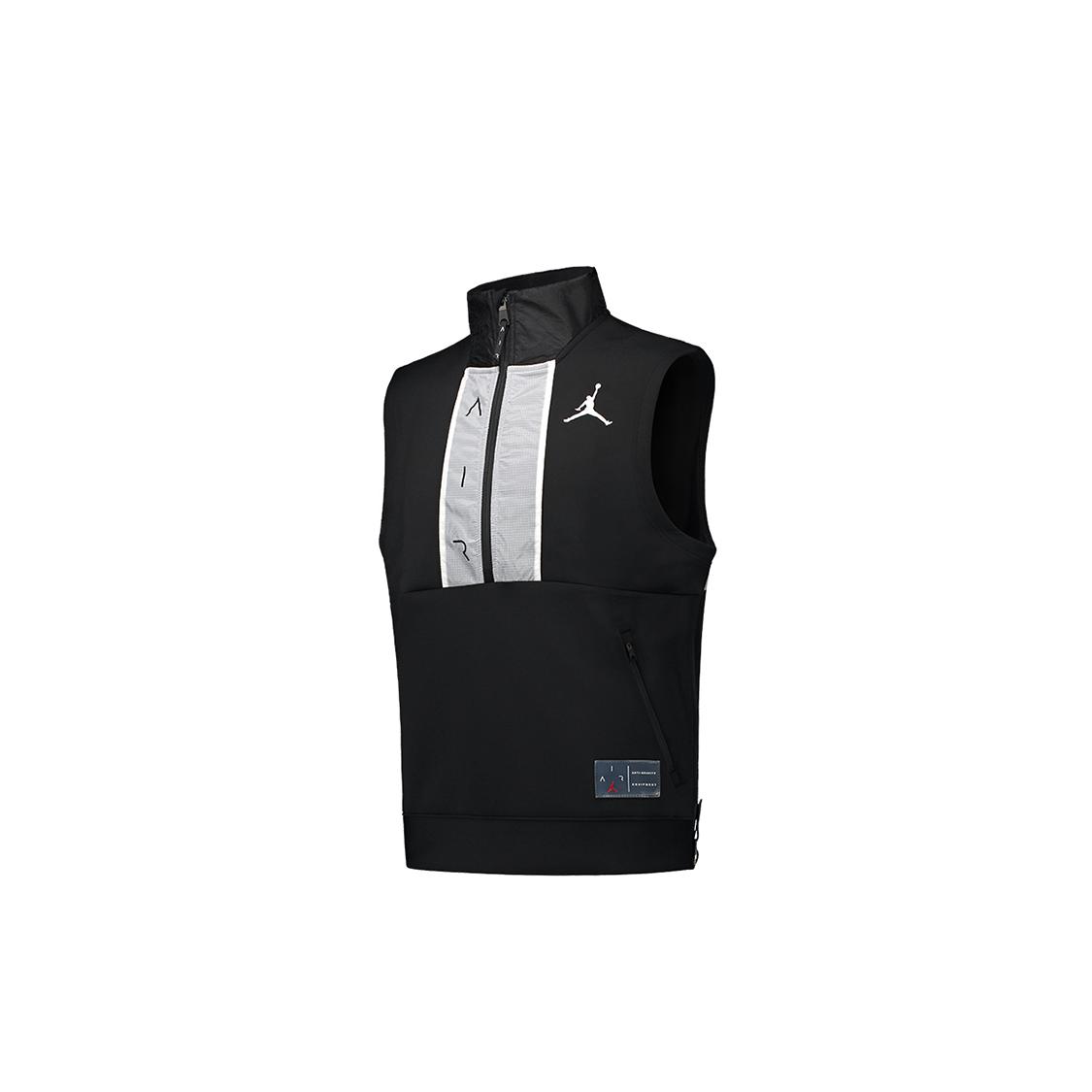 Jordan Air Vests Men s Black Stand Collar Moderate Other CU1346-010 M