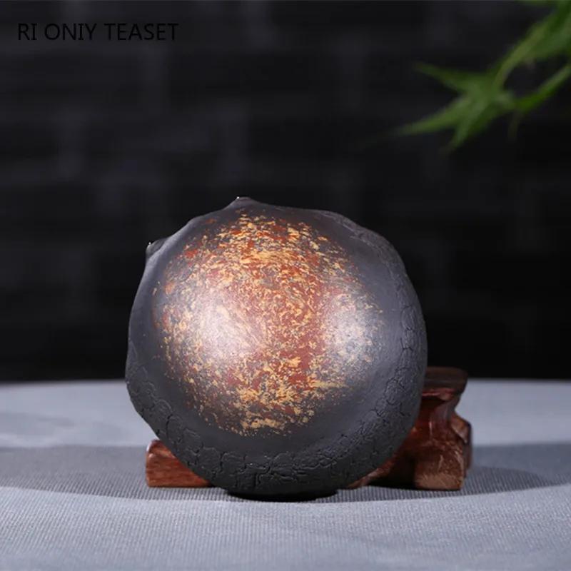 Chinese Yixing Purple Clay Tea Pet Ornaments Handmade Animal Statue Tea Figurine Crafts Sculpture Tea Set Decoration Gifts