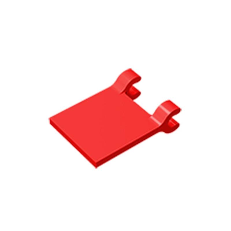 

10PCS 2335 2x2 Logo Flag Building Block Moc Hue Attachments Compatible featuring Brick DIY Children s Plaything Assembly Gift Box 10pcs красный