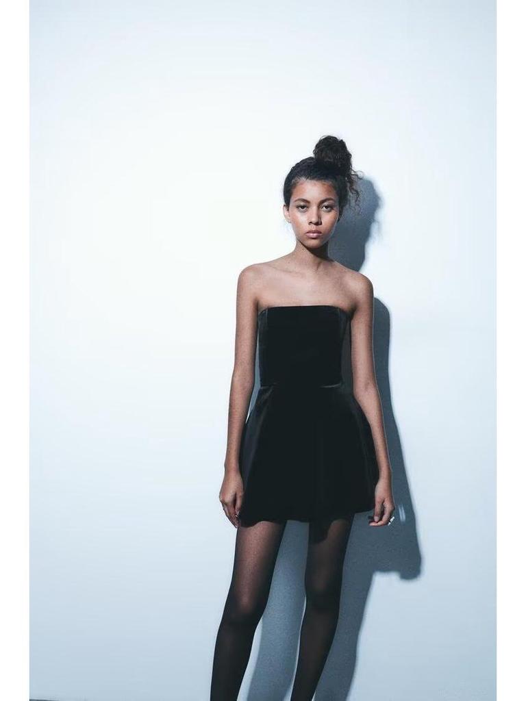 2024 Autumn/Winter High-End Velvet Jumpsuit Dress for Women