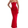 Summer Sleeveless Backless Bandage Bodycon Sexy Evening Gown Fashion Women's Party Dress for European American