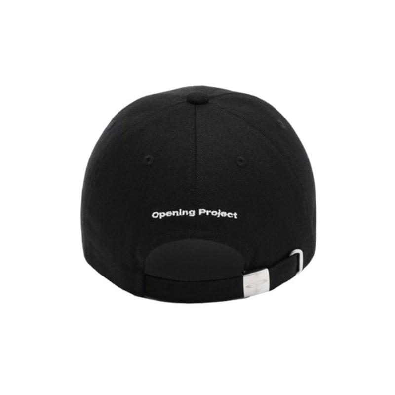 OPENING PROJECT Ribbon Tie Down Cap - Black