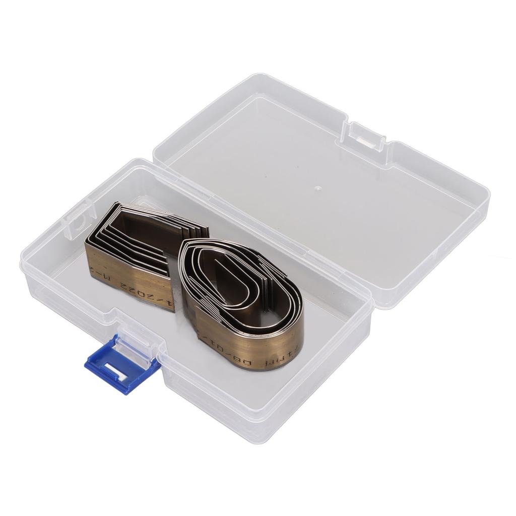 Leather Punch Mold High Carbon Steel One Piece Cutting Leather Craft Cutter Punch Mold for DIY Strap Belt Wallet Making