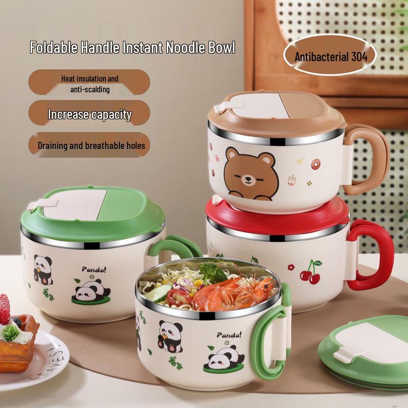 Cherry 304 Stainless Steel Noodle Bowl