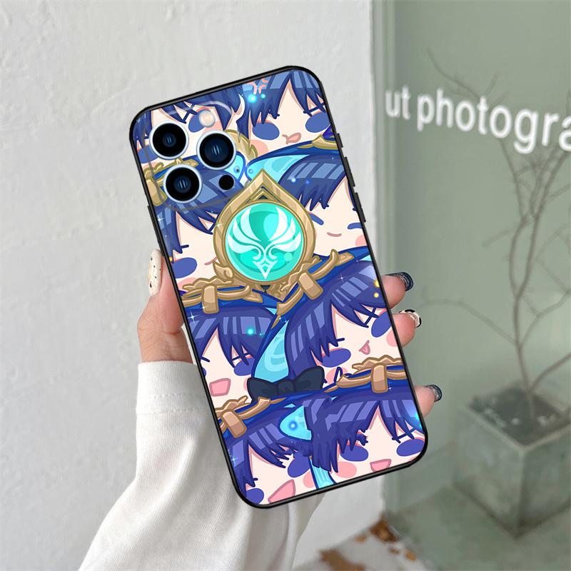 Genshin Impact Wanderer For iPhone 16 15 14 13 12 11 Pro Max X XS Max XR Plus Phone Case Accessories