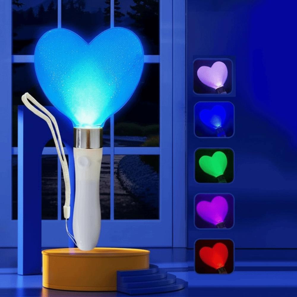 Star Heart LED Glow Stick Mini Concert Light Stick LED Glow Kpop Lightstick  Music Festival