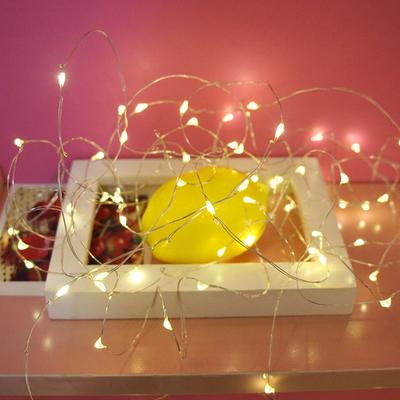 1/2M LED-draad Fairy-aangedreven batterij Vakantielicht Feest Kerst Tuinboom Decor