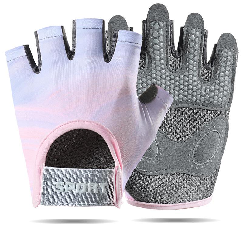 AOLIKES Breathable Cycling Gloves Workout Gym Gloves for Men Women Weight Lifting Fingerless Gloves Training Exercise Fitness