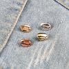 Coffee Beans Metal Pin 4 Colors Mini Lovely Brooches Women Men Badge Fashion Clothes Denim Lapel Pins Jewelry Gifts for Barista