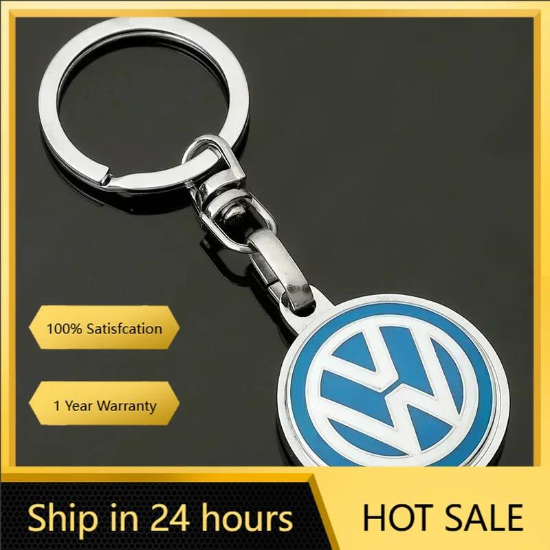 2025 Hot For Volkswagen Polo 7 6 5 Golf Passat MK2 MK3 Scirocco Lavida Santana Touran Car Logo Key Chain Keyring Metal Keychain