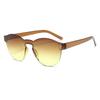 Frameless One-Piece Sunglasses, One-Piece Dopamine Rimless Sunglasses, Candy-Colored Men'S And Women'S Sunglasses