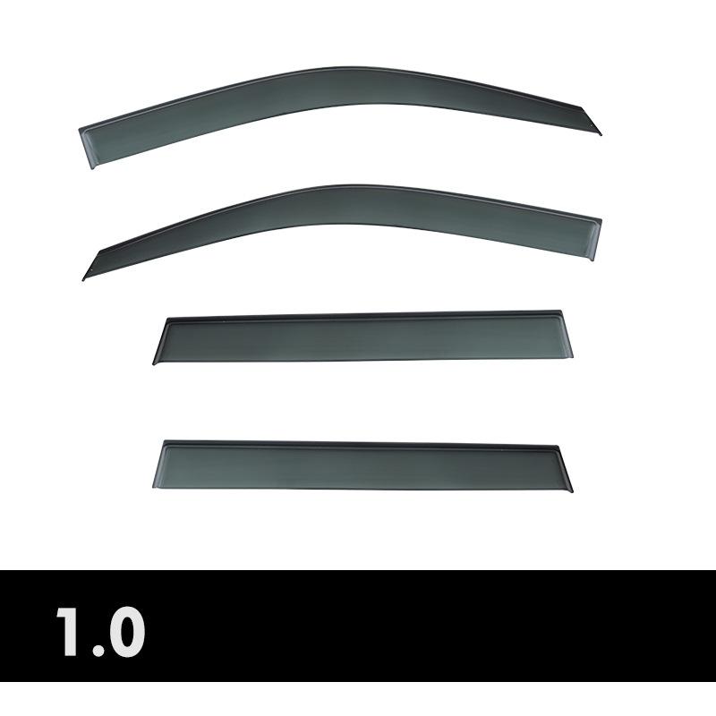 

Для Nissan X-TRAIL Rogue T30 2001-2006 Внешняя отделка Хромированные аксессуары Козырьки для окон Дождевики Навесы Погодные козырьки Навесы чёрный