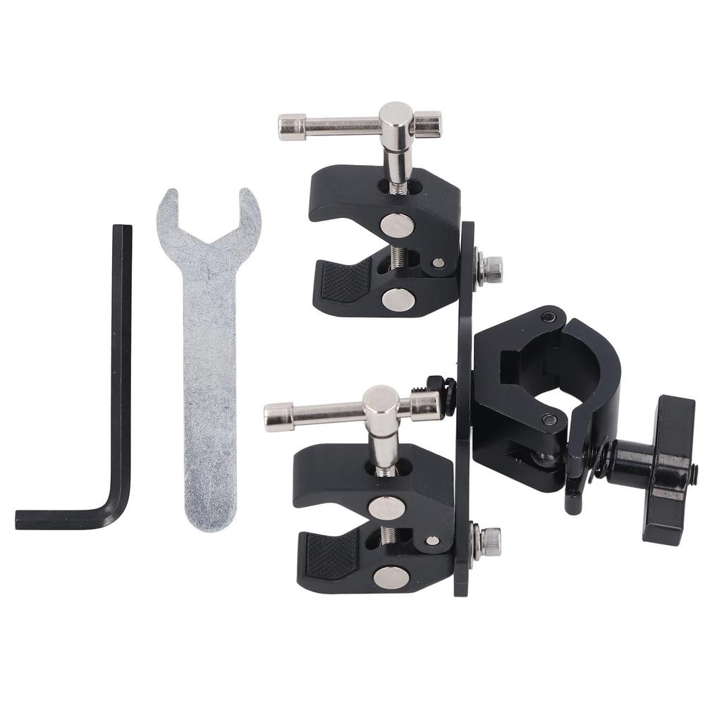 Rectangular Satellite Mount Clamp Outdoor Portable RV Ladders Guardrail Mounting Accessories for V2