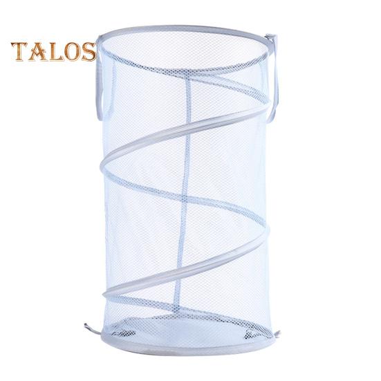 

Корзина для грязного белья с ручкой, большая вместимость, легкий доступ, дышащая, универсальная, органайзер для грязного белья светло-серый