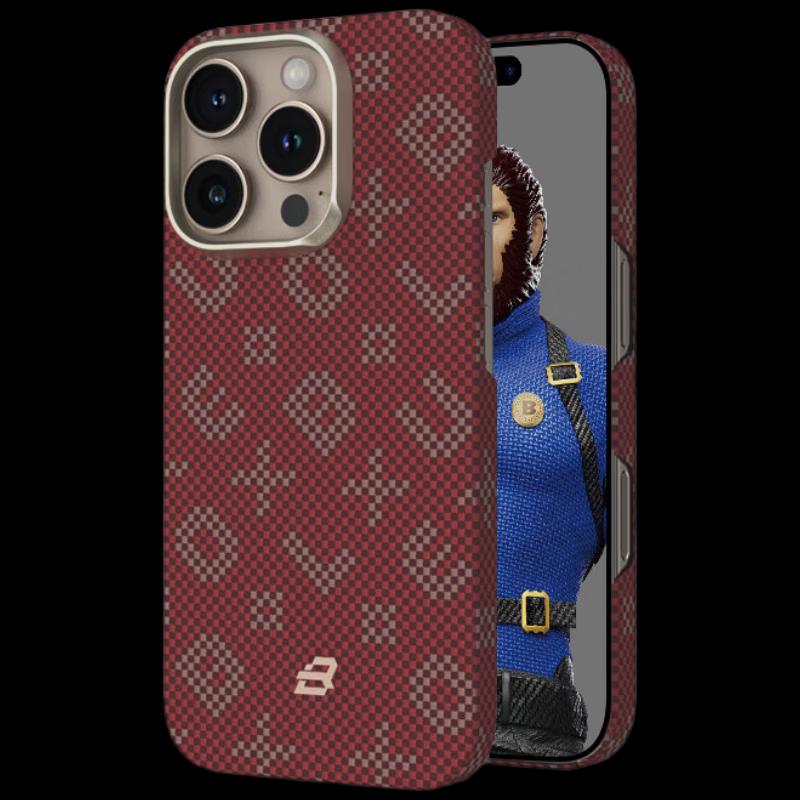 

Blueshin Gilded Password Aramid Fiber Magnetic Case for iPhone 16 Pro