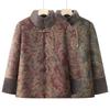 Grandma's Winter Cotton Coat: Women's Thick Velvet-Lined Outerwear for Elderly Ladies