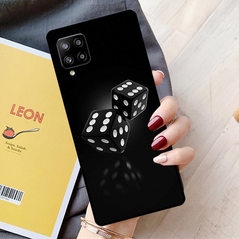 Würfel Poker Casino Für Samsung Galaxy A05 A06 A56 A36 A26 A16 A22 A32 A52 A54 A34 A14 A55 A15 A53 A33 A35 Hülle